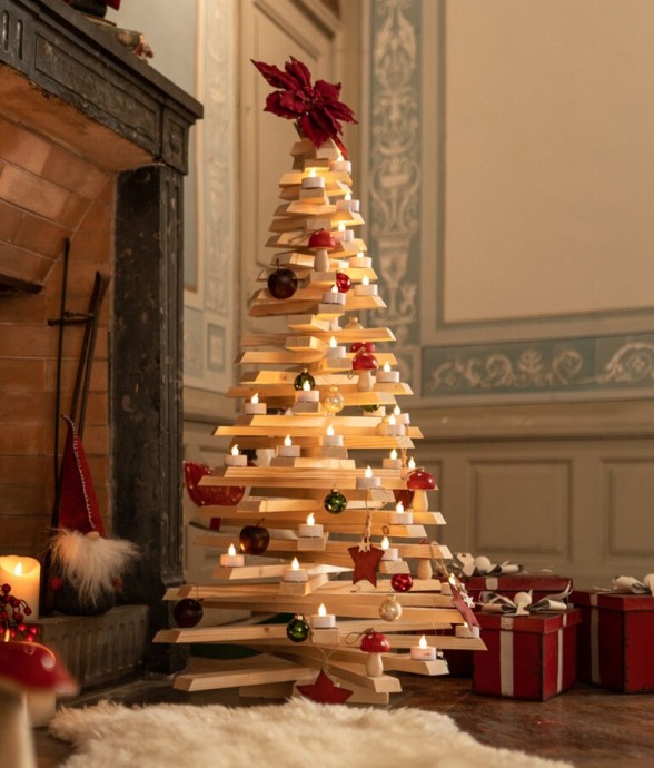 Petit sapin en bois (1m30)...