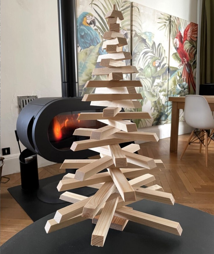 Mon Sapin Woody en bois (50cm)