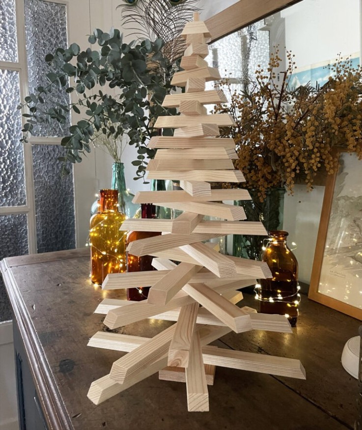 Mon Sapin Woody en bois (50cm)