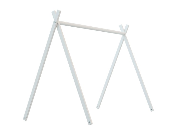 Lit tipi en bois avec toit 60 x 120 cm