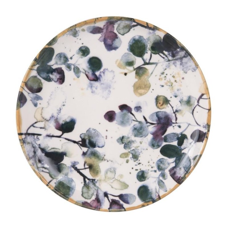 Assiette à dessert Garden 22,5 cm (lot de 6) en faïence