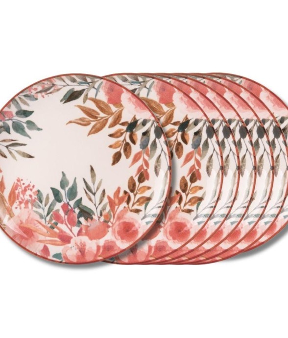Assiette plate Pink Flor 27...