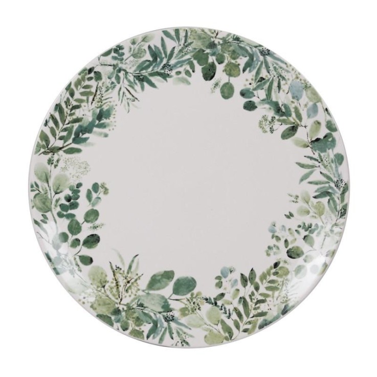 Assiette plate Natura 27 cm (lot de 6) en faïence