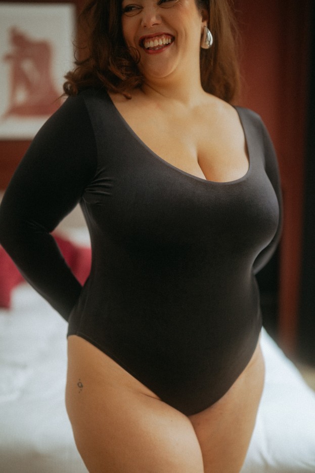 Body Perla velours upcyclé