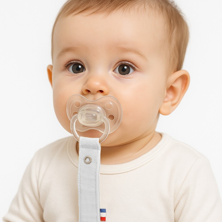 Attache Tétine en Coton Bio