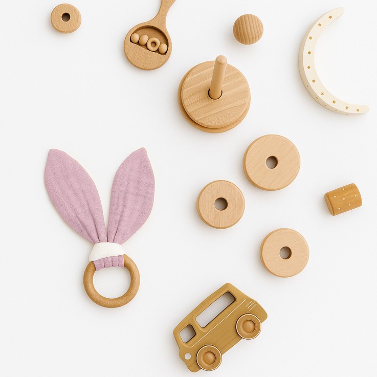 Anneau de Dentition en Coton Bio