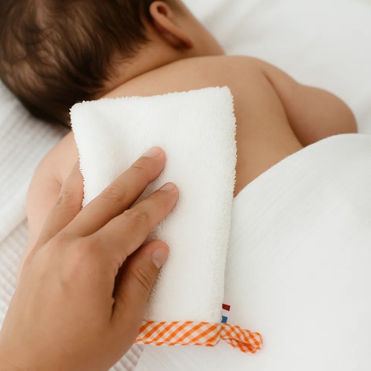 Gant de toilette en Coton Bio