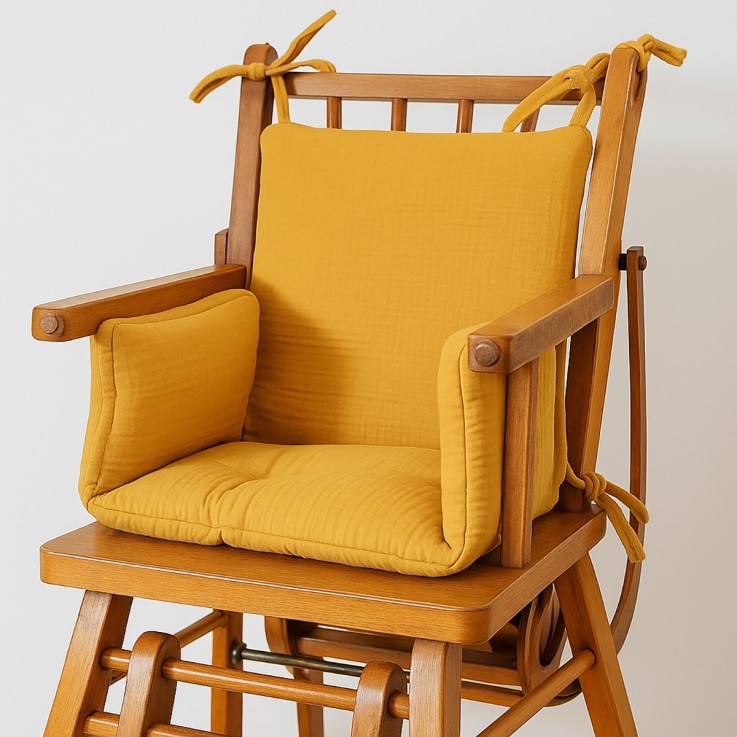 Coussin de Chaise Haute en Coton Bio