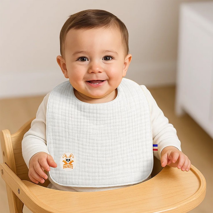 Bavoir en Coton Bio