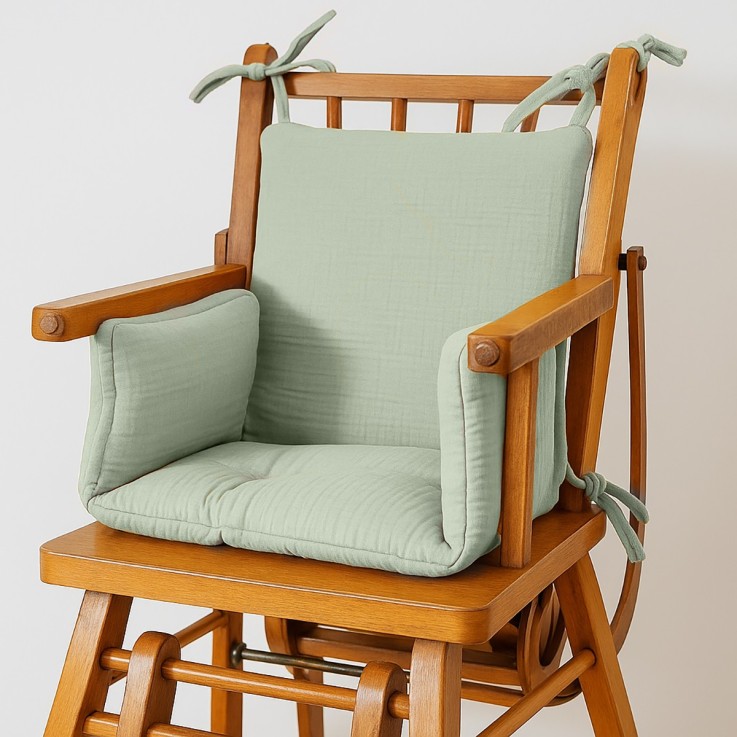 Coussin de Chaise Haute en Coton Bio