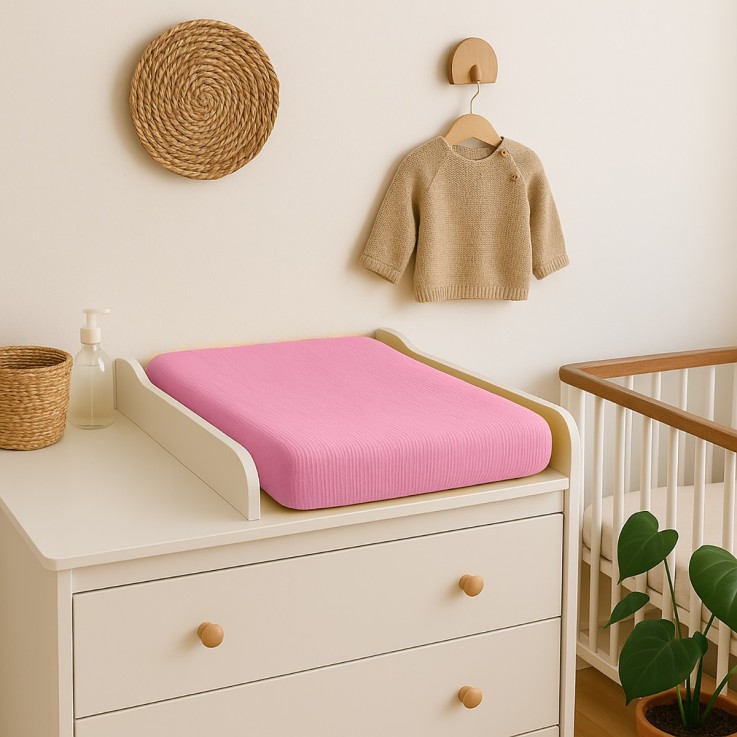 Housse de Matelas à Langer en Coton Bio
