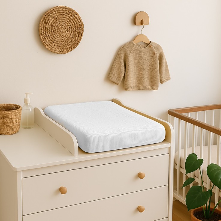 Housse de Matelas à Langer en Coton Bio