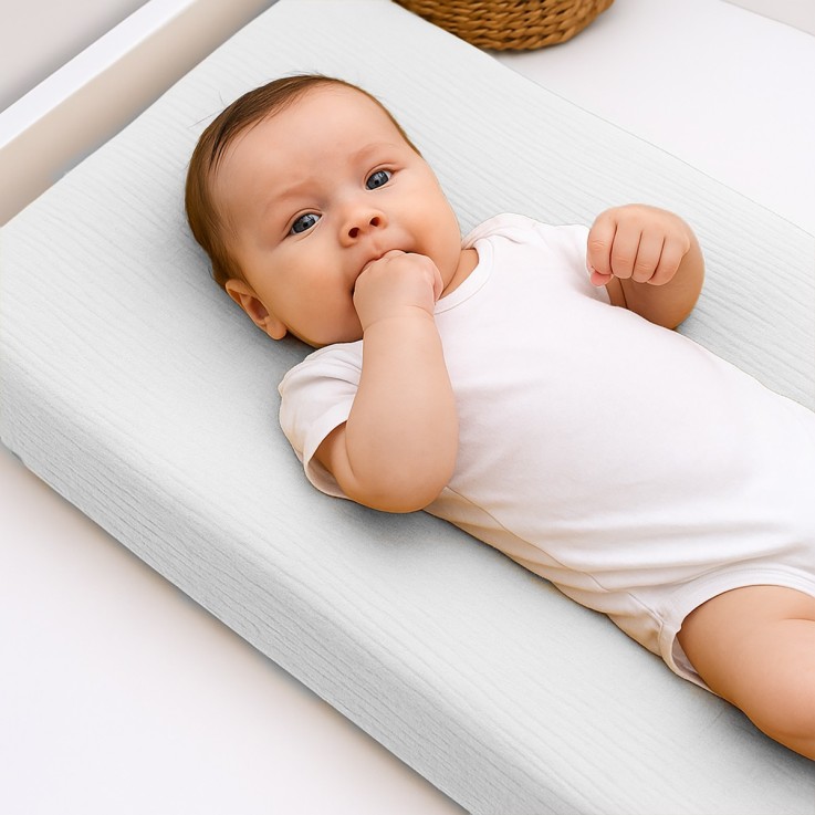 Housse de Matelas à Langer en Coton Bio