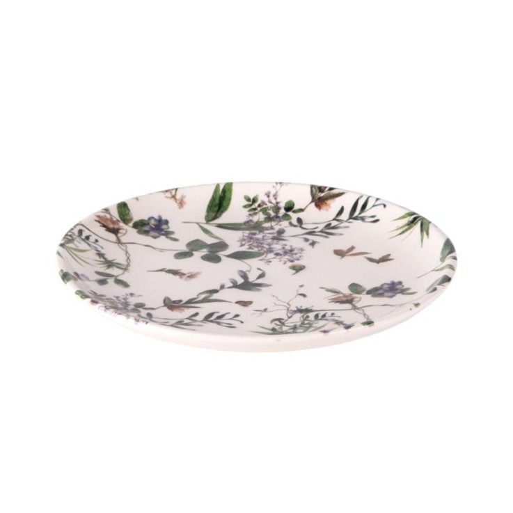 Assiette à dessert Champêtre 20 cm (lot de 6) en faïence