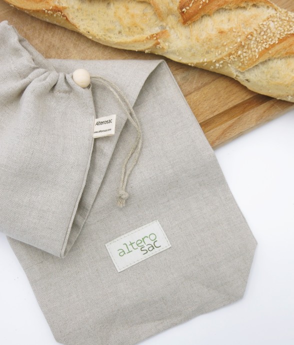 Sac à baguette en Lin Bio