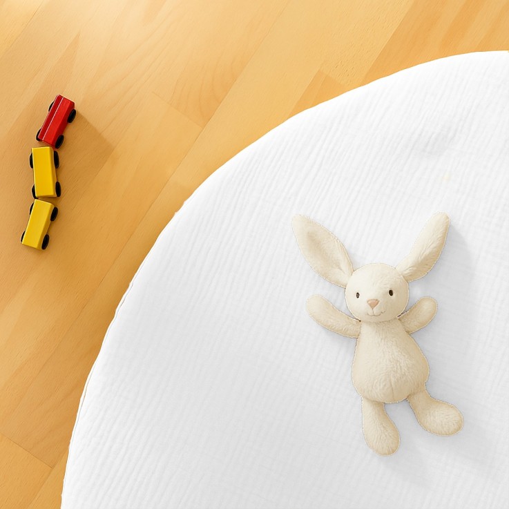 Tapis d'Eveil Havane en Coton Bio 115 cm