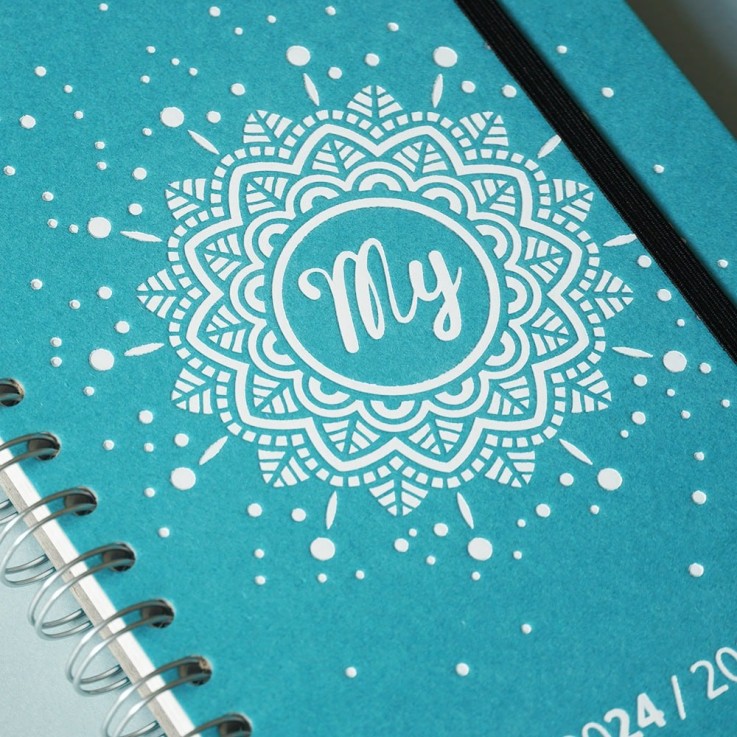 Agenda scolaire 2025 / 2026 spirale A5 Matière recyclée