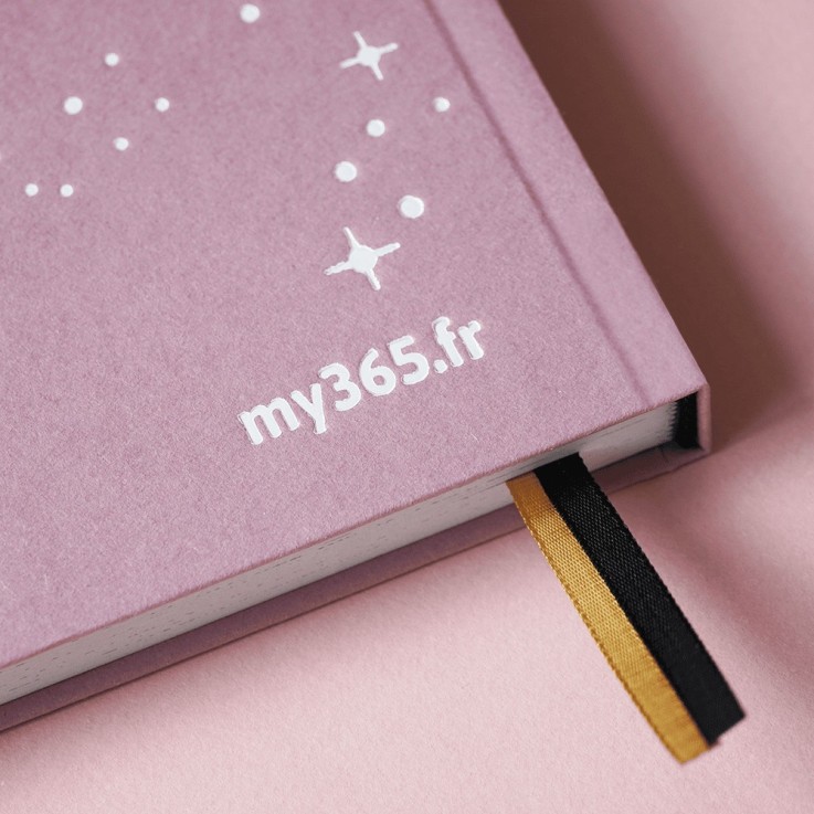 Agenda scolaire 2025 / 2026 relié A5 Matière recyclée