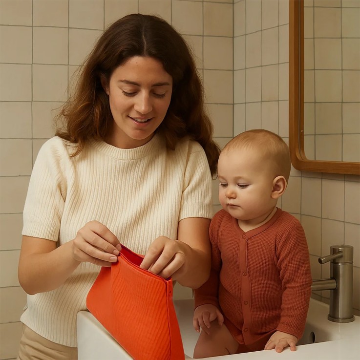 Trousse de Toilette en Coton Bio