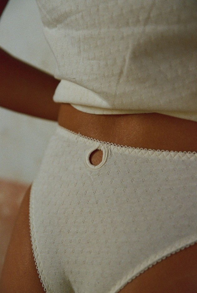 Culotte taille haute Intemporelle Coton Bio