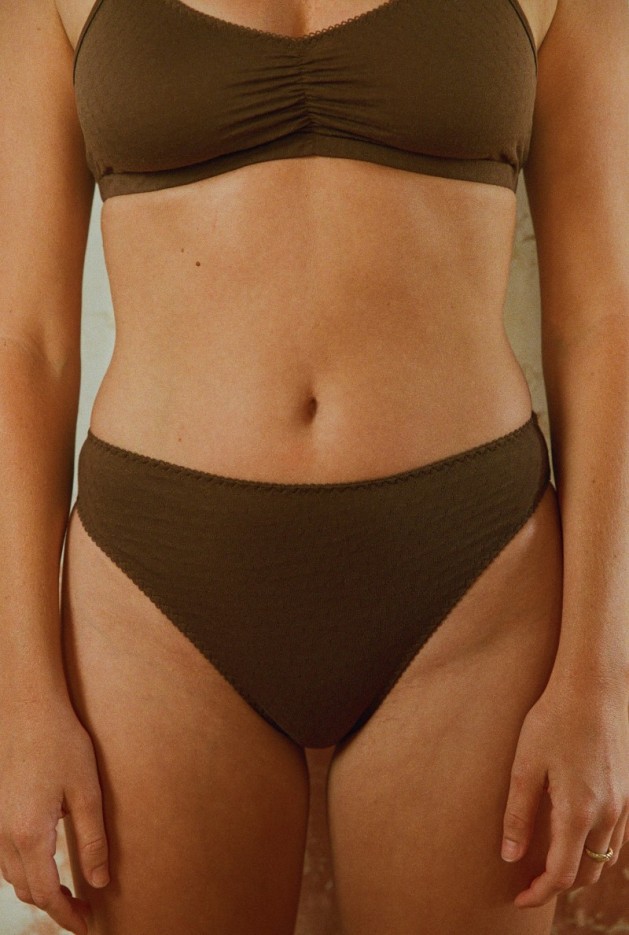 Culotte taille haute Intemporelle Coton Bio