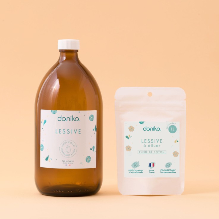 Lessive rechargeable fleur de coton | Lot