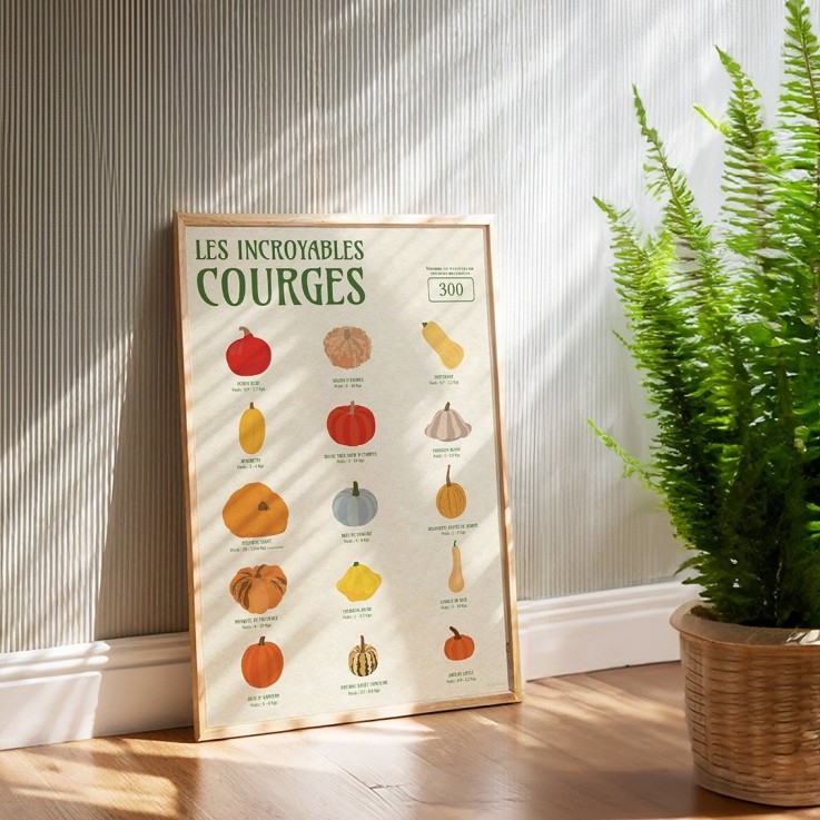 Poster - Les incroyables courges