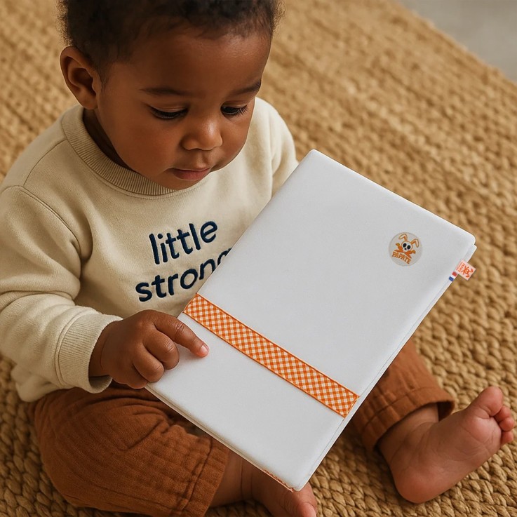 Protège Carnet de Santé Wooly en Coton Bio