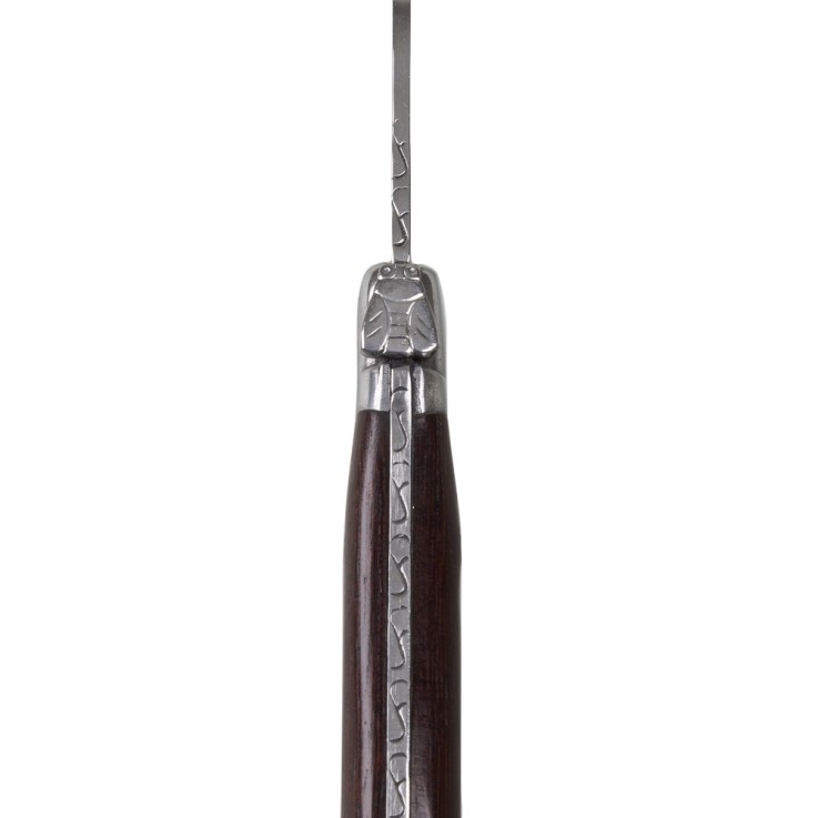 Coffret 6 couteaux laguiole bois mixte (1 modèle aléatoire) en inox