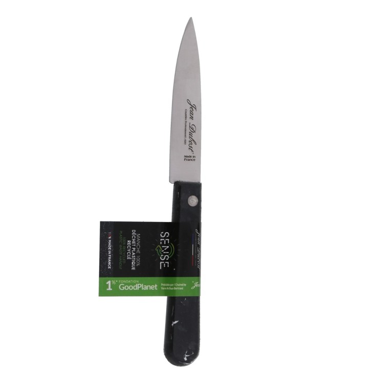 Couteau office 9 cm Sense noir en inox