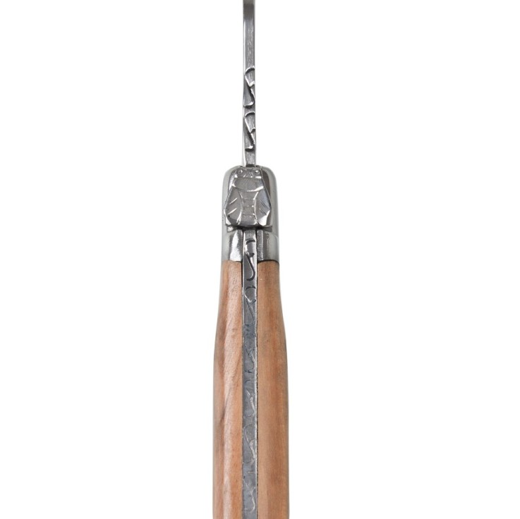 Coffret 6 couteaux laguiole bois olivier en inox