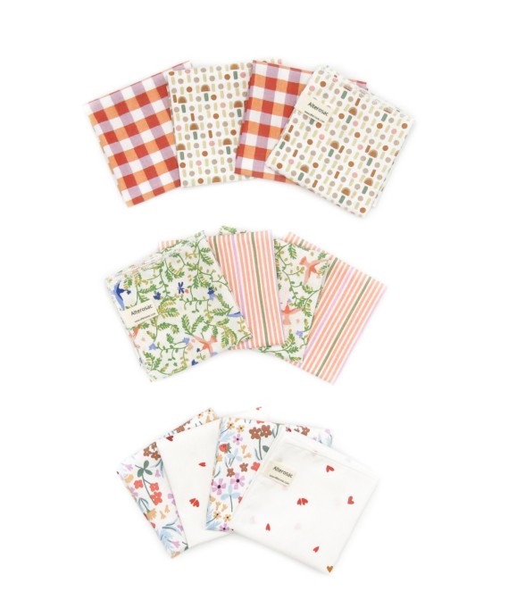 Mouchoirs lavables en coton...
