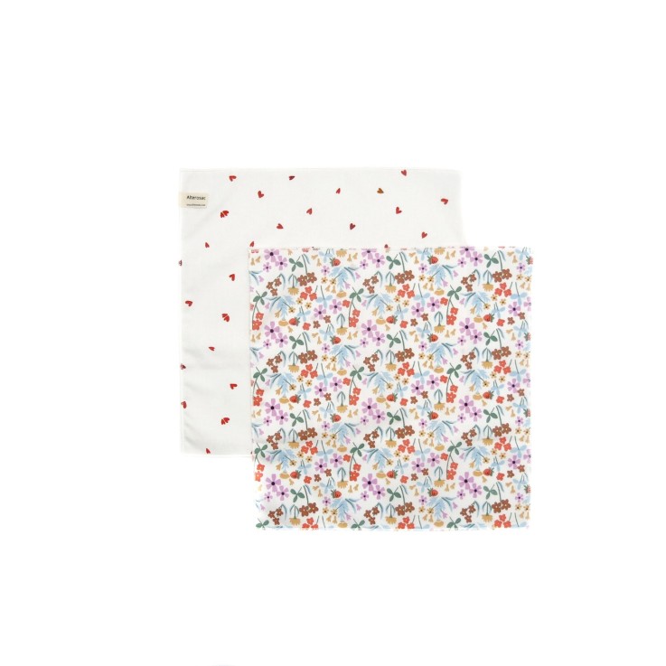 Mouchoirs lavables en coton x 4 (M)