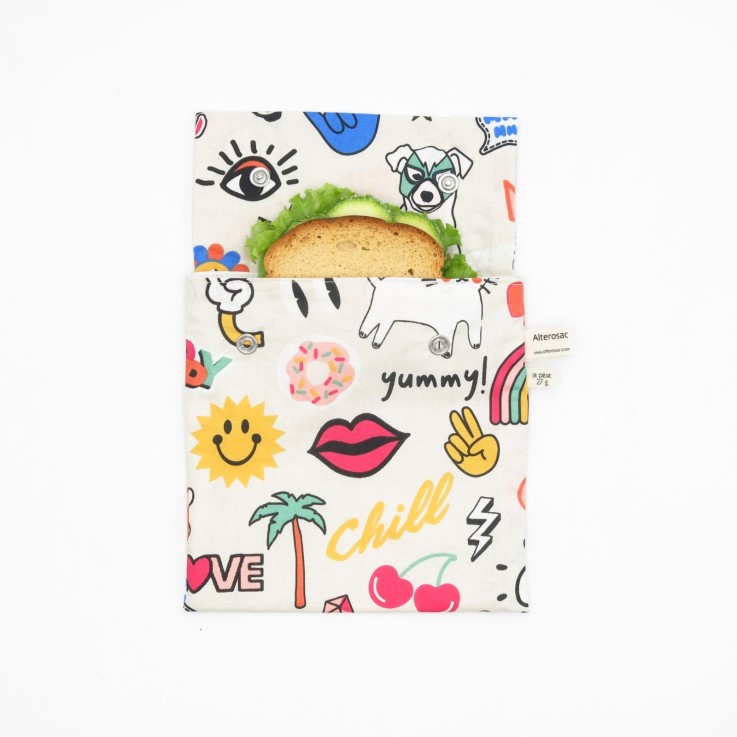 Pochette à sandwich en Coton (S)
