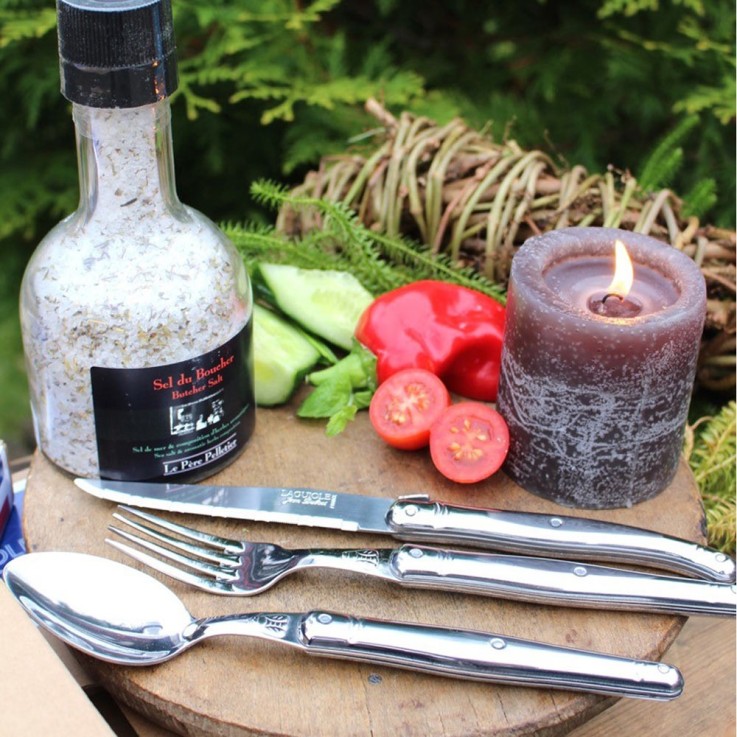 Coffret 6 couteaux steak inox laguiole