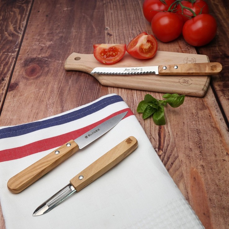 Couteau de 3 pièces Elysée en bois et inox