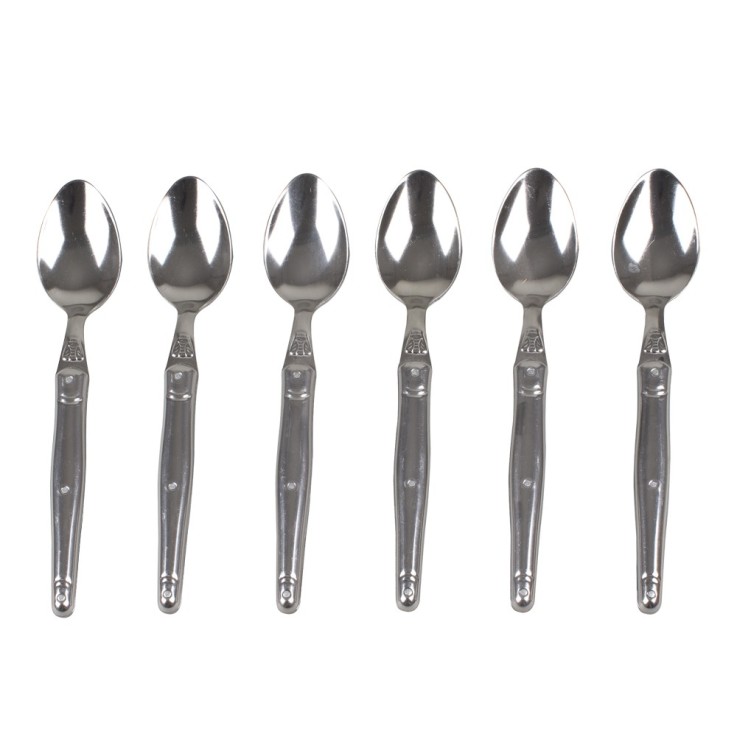 Coffret de 6 cuillères à café inox laguiole