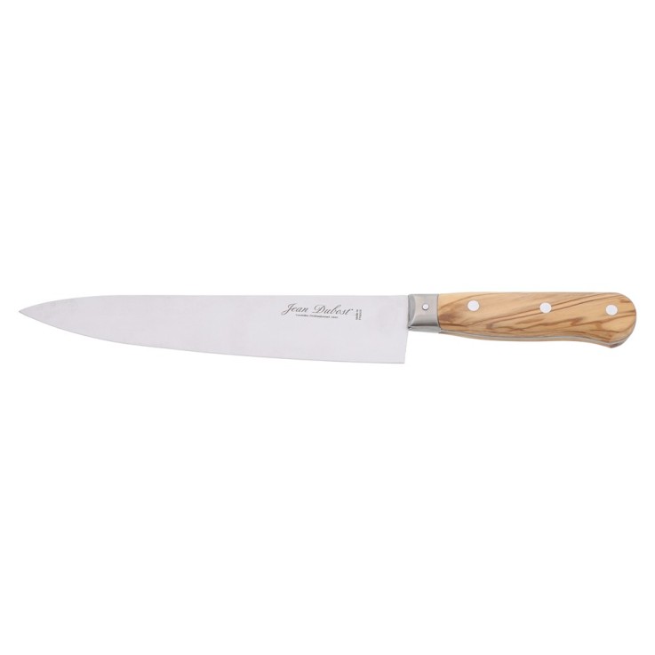 Couteau chef en olivier 20 cm en inox