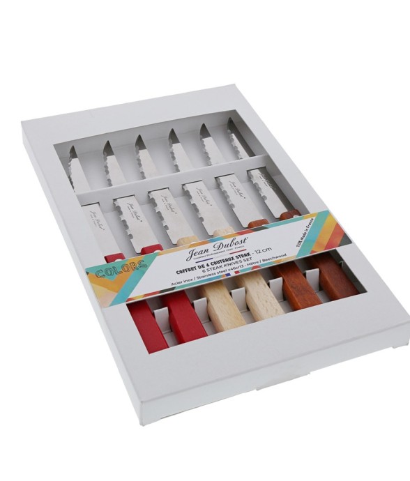 Coffret de 6 couteaux à...