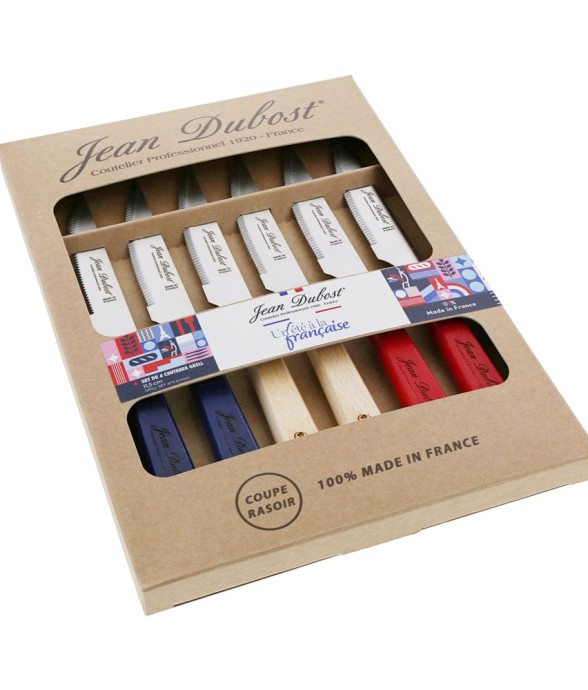 Coffret de 6 couteaux à...