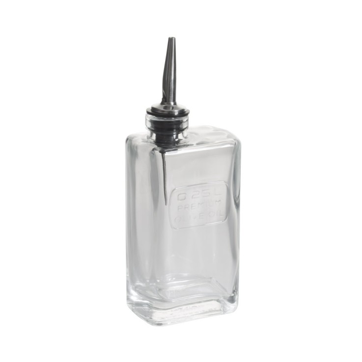 Bouteille à huile Optima 25 cl en verre
