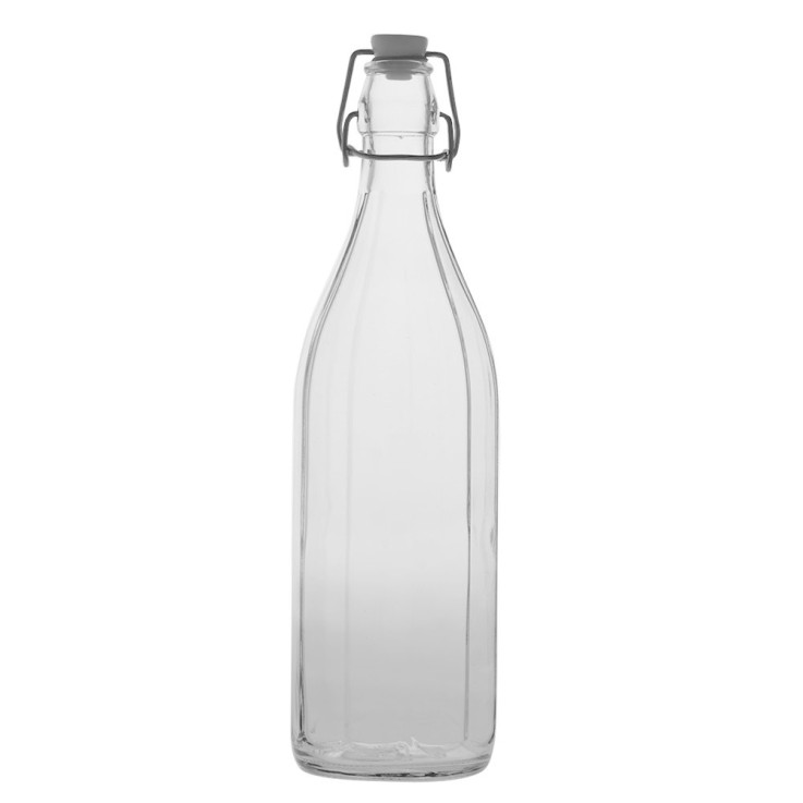 Bouteille facette Milly 1 l en verre