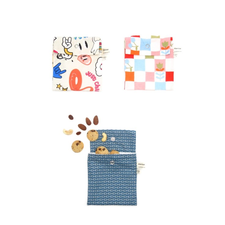 Pochette à goûter en Coton