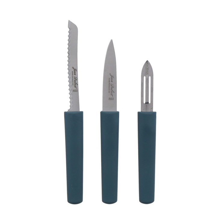 Set Line (office, éplucheur, tomate) en bio-matière et inox