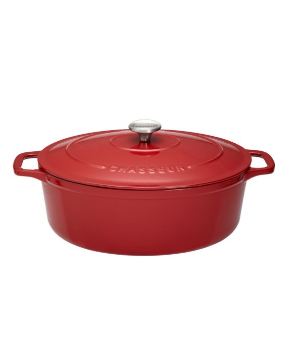 Cocotte ovale en fonte...