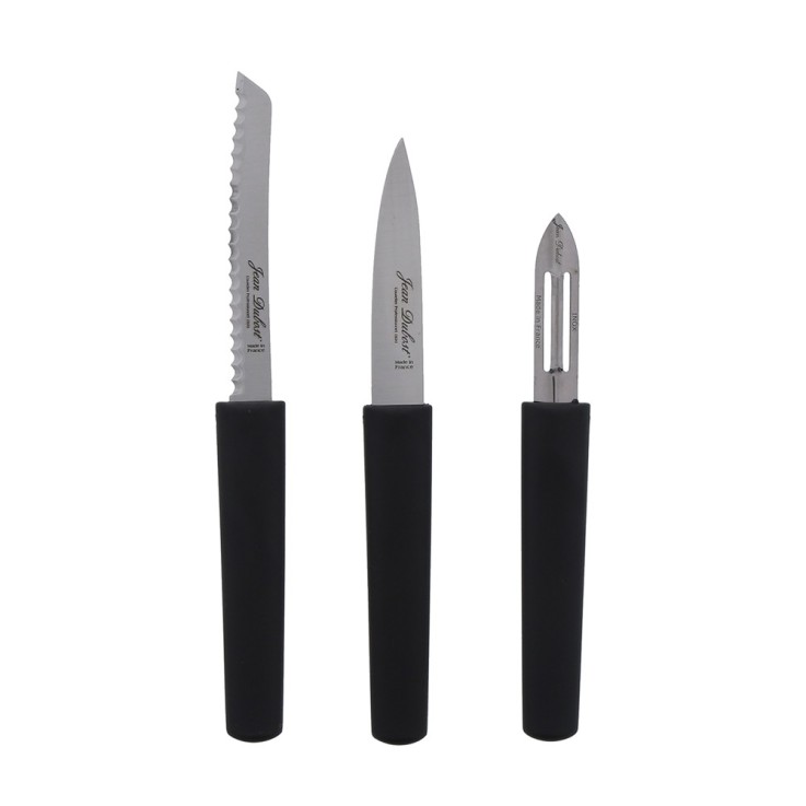 Set Line (office, éplucheur, tomate) en bio-matière et inox