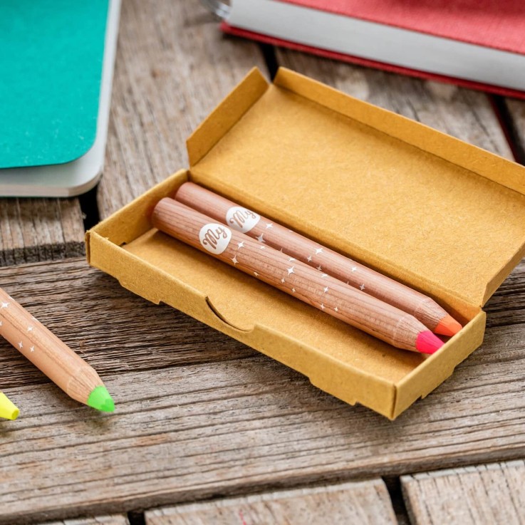 Les surligneurs fluo zéro plastique