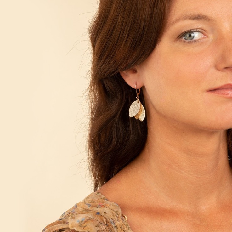 Boucles en cuir les Chouchous Glacé