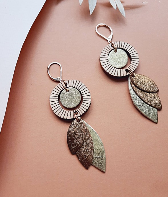 Boucles pendantes Solaris...