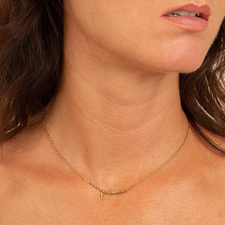 Collier CUBE Mini rêve Golden